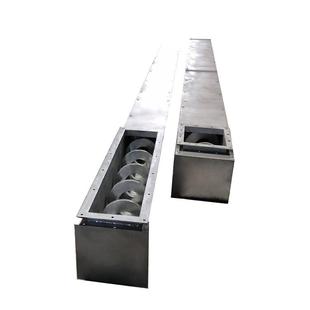 无轴螺旋送料机U型螺旋提升机无轴螺旋输送机