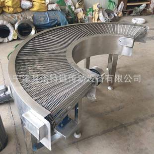 喷油清洗网带输送机18090度网带转弯机多层电加热烘干机