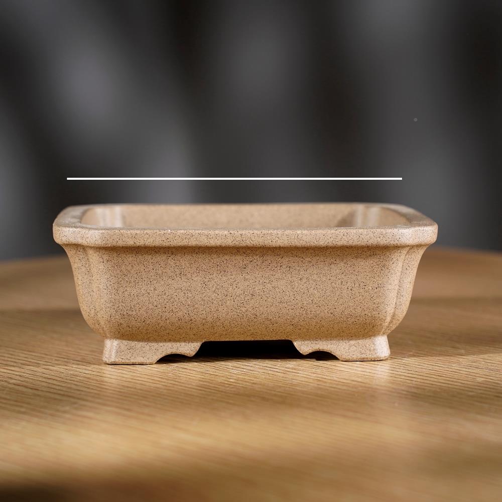 宜新款兴原品矿名家精唯珍白段矮泥微型小号浅长方盆1144景老桩紫