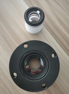 W铁氟龙前轴封+黑色后轴封过机大头泵污水泵机械密封护罩