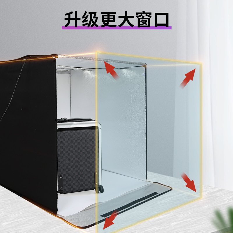 小型摄影棚拍照灯箱拍摄箱迷你淘宝灯补光装影棚设备大型柔光拍产