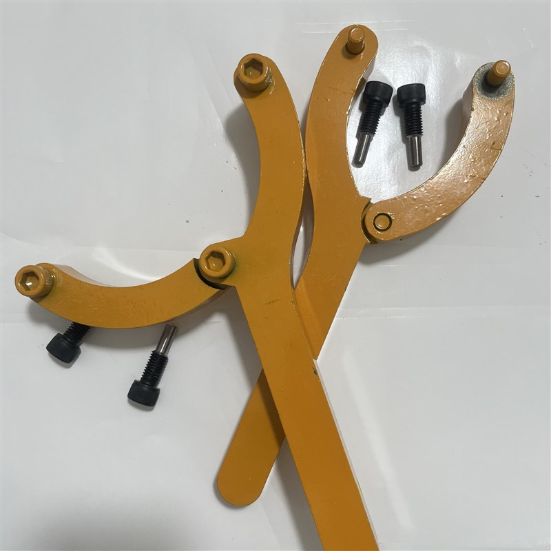 工程机械挖掘机换油封扳手小/大中斗臂油缸拆活塞专用修理工具