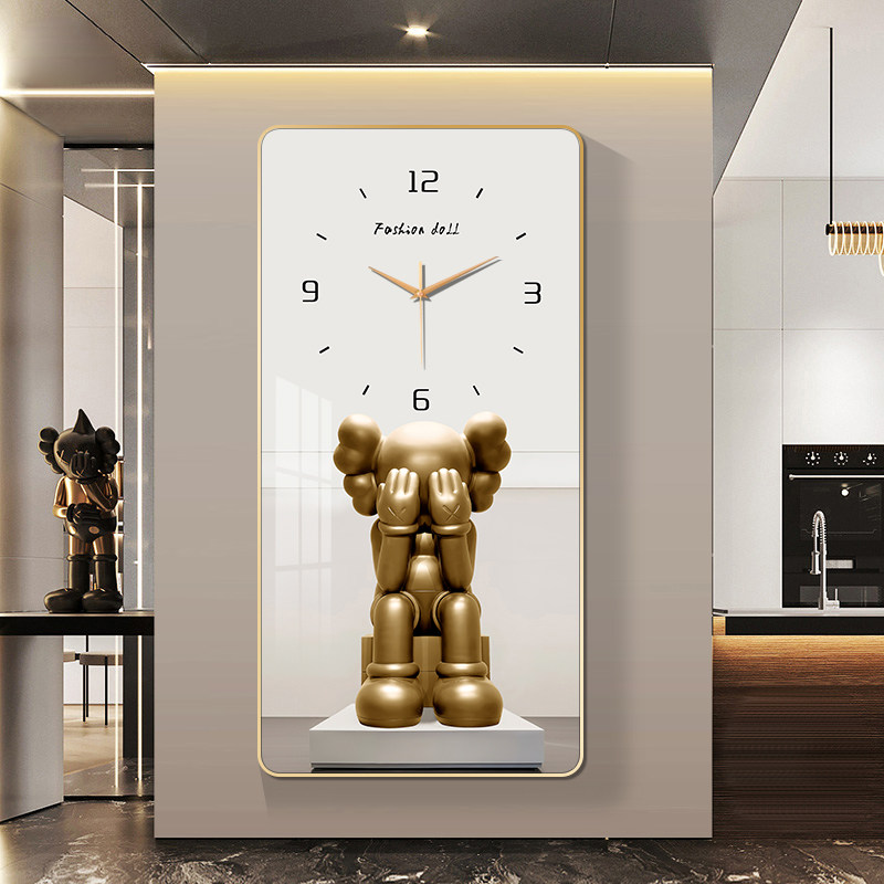 装饰画挂钟潮流公仔客厅 暴力熊沙发背景墙挂画床头壁画装饰钟表,家居饰品,钟表画/挂钟画,淘宝优惠券,粉丝福利购,淘宝优惠卷