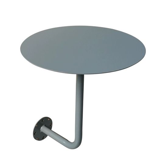 现代奶茶店咖啡厅靠墙壁装小圆桌喜茶壁挂桌子餐饮商用