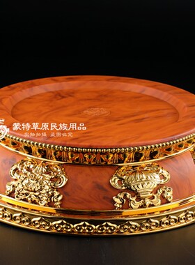 蒙古族特色果盆果盘内蒙古特产工艺品奶实盘干果水果盘