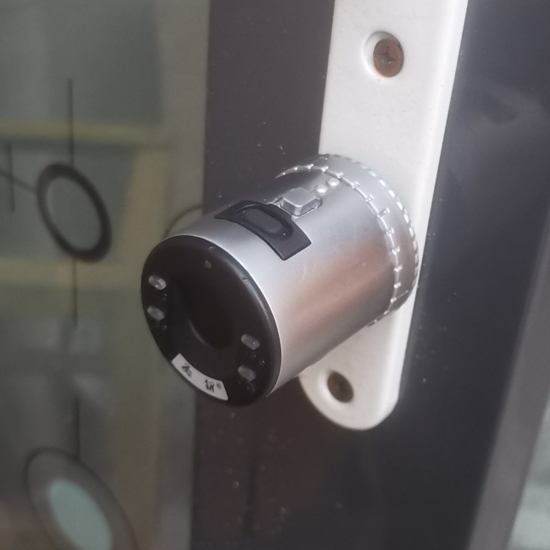 普通门锁改装智能电子锁指纹锁芯机械密码锁室内木门办公室门出租