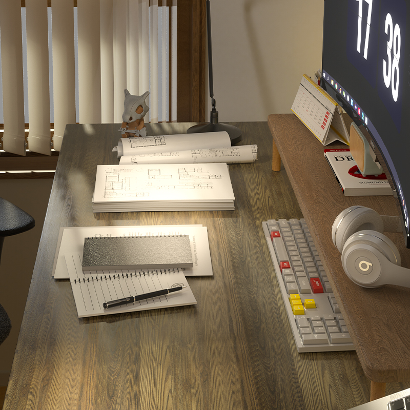 爱美卓电动升降桌站立办公电脑桌可移动书桌智能书桌可升降桌子