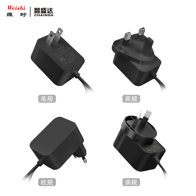 维时校表仪电源h线机械表校表仪电源插头12V1A适配器线上开关