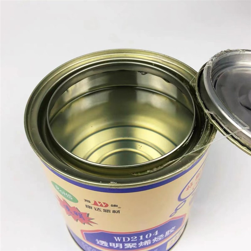 上海康达万达WD2104透明聚烯烃胶ABSEVA塑料胶水玻璃泡沫铸铁液体
