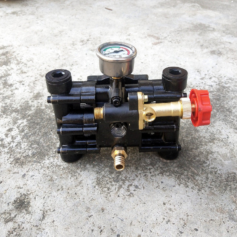 喷雾器隆迈缸柱塞泵泵头打药机水泵高压洗车自吸打药机LM