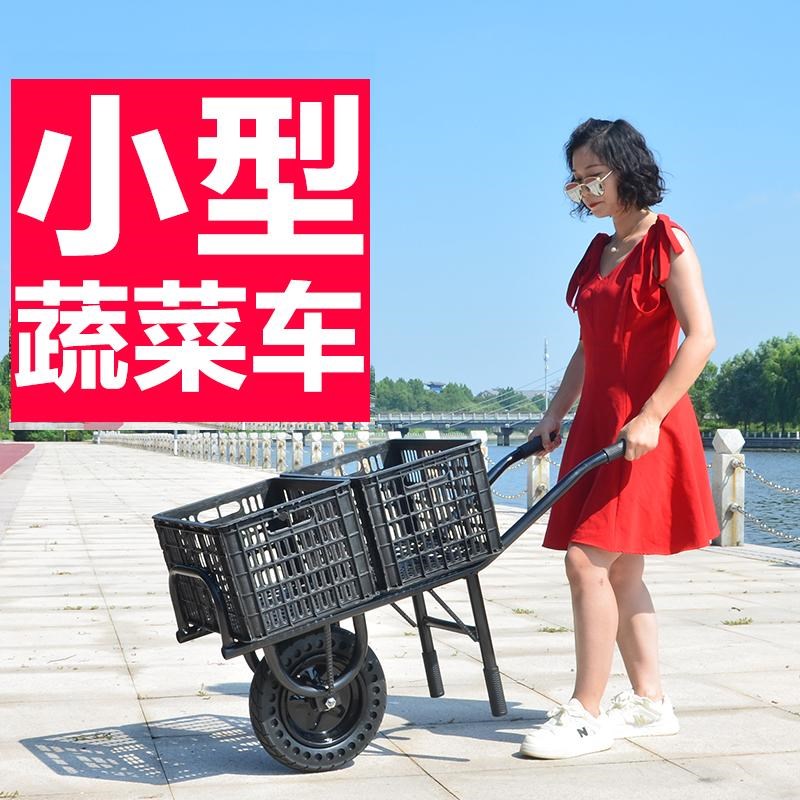 独轮手推车鸡公车小型单轮平板小推车大棚果园蔬菜搬运车窄型农用