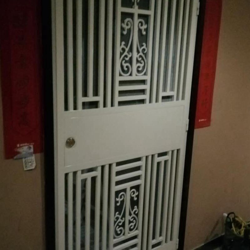 北京订做防盗门进户门安全门家用铁栅栏子母通风刚纱门楼道包安装