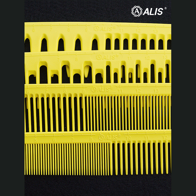 ALIS美发理发YS剪发梳子发型师女发纹理刻度高低齿宽齿梳