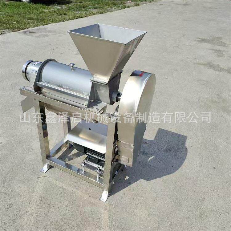 大型辣椒榨汁机香葱大蒜螺旋挤压榨汁设备调味酱汁压榨取汁机