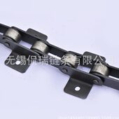 C224AL双节距弯板输送链条 节距76.2 C2122大滚子弯板输送链