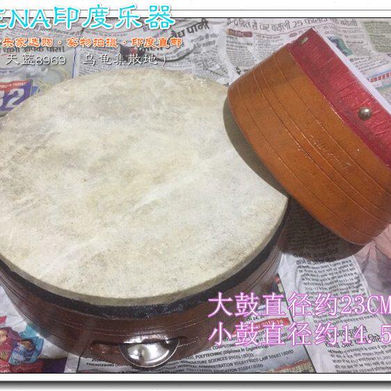 现货实物拍摄手工羊皮实木kanjira坎吉拉印度手鼓[VEENA印度乐器]