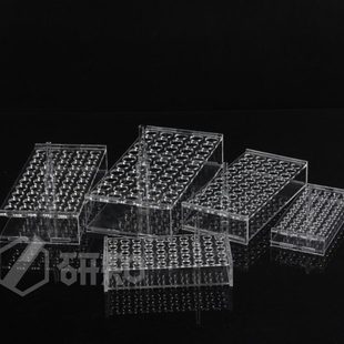 有机玻璃安瓿瓶架 安布瓶架 针剂瓶架1/2/5/10/20ml 50孔