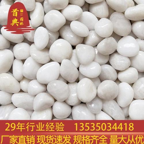 吨位精品雨花石抛光鹅卵石鹅暖石庭院阳台铺路铺地白石头精品白石