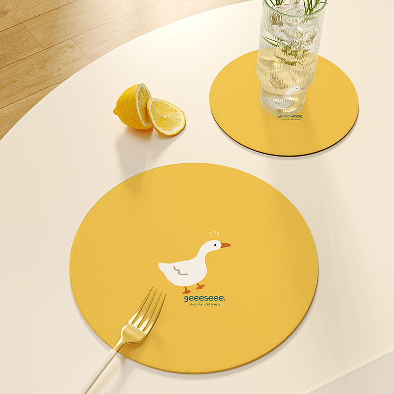 in风爱卡通硅藻泥吸水杯垫圆形软垫隔热垫碗垫防烫餐垫沥水垫,居家布艺,餐垫,淘宝优惠券,粉丝福利购,淘宝优惠卷