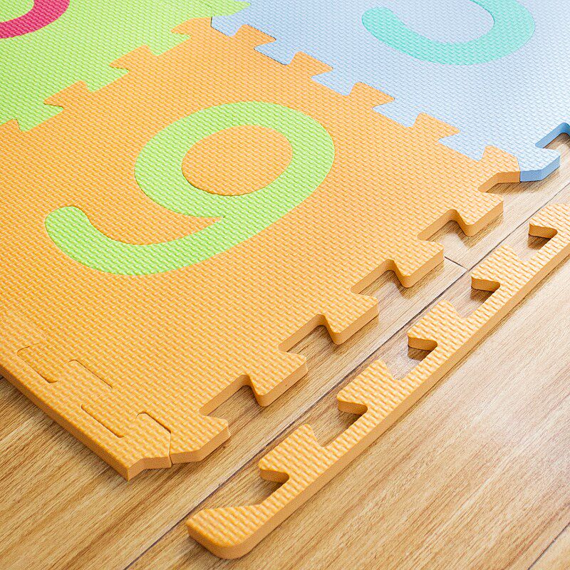 家用儿童拼接泡沫地垫大小写字母数字拼图客厅满铺床边宝宝爬行垫