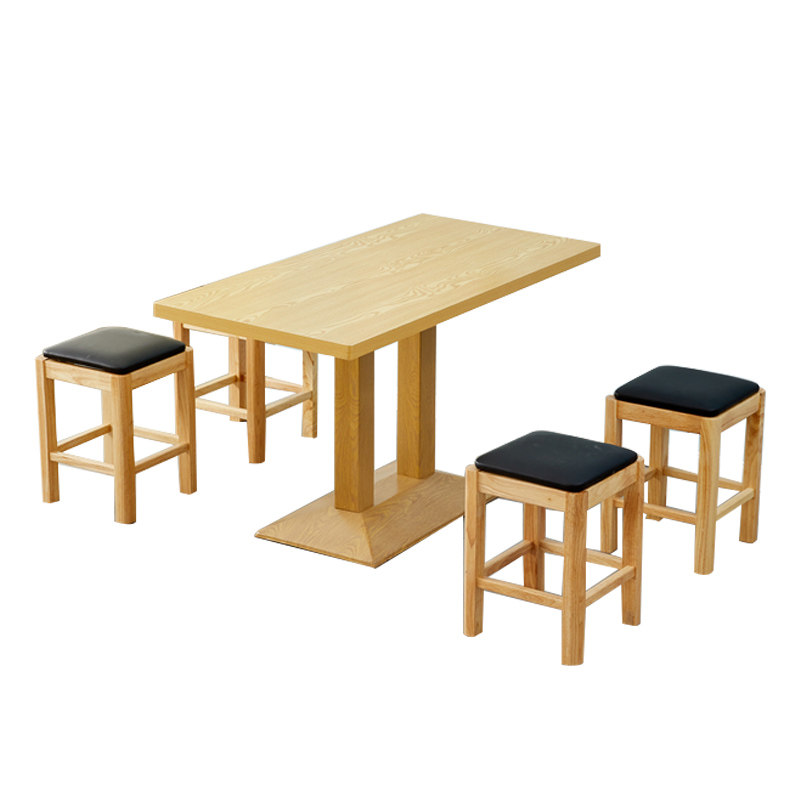 快餐小吃奶茶饭店桌椅早餐面馆米线麻辣烫店餐桌商用实木方凳,住宅家具,板木餐桌,淘宝优惠券,粉丝福利购,淘宝优惠卷