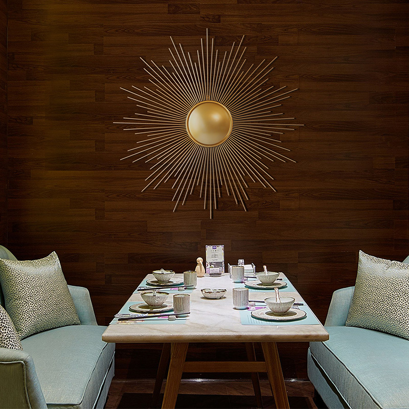 铁艺壁饰墙上装饰品太阳花挂饰创意电视背景电表箱装饰品挂件家居