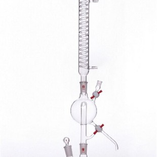 溶剂蒸馏头重蒸装置带两口烧瓶冷凝管抽真空头整