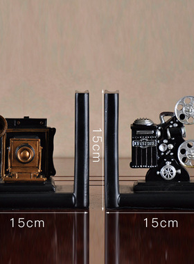 书挡创意复古书立设计感桌面书架书靠书房办公室装饰品摆设品