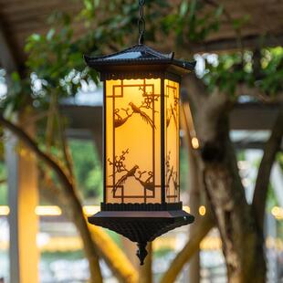 太阳能户外吊灯防水庭院灯室外凉亭走廊过道阳台灯阳光房葡萄架灯