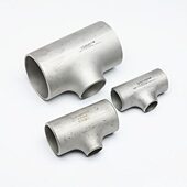 Ф42 Ф48 304不锈钢异径焊接三通无缝冲压中小变径管Ф25