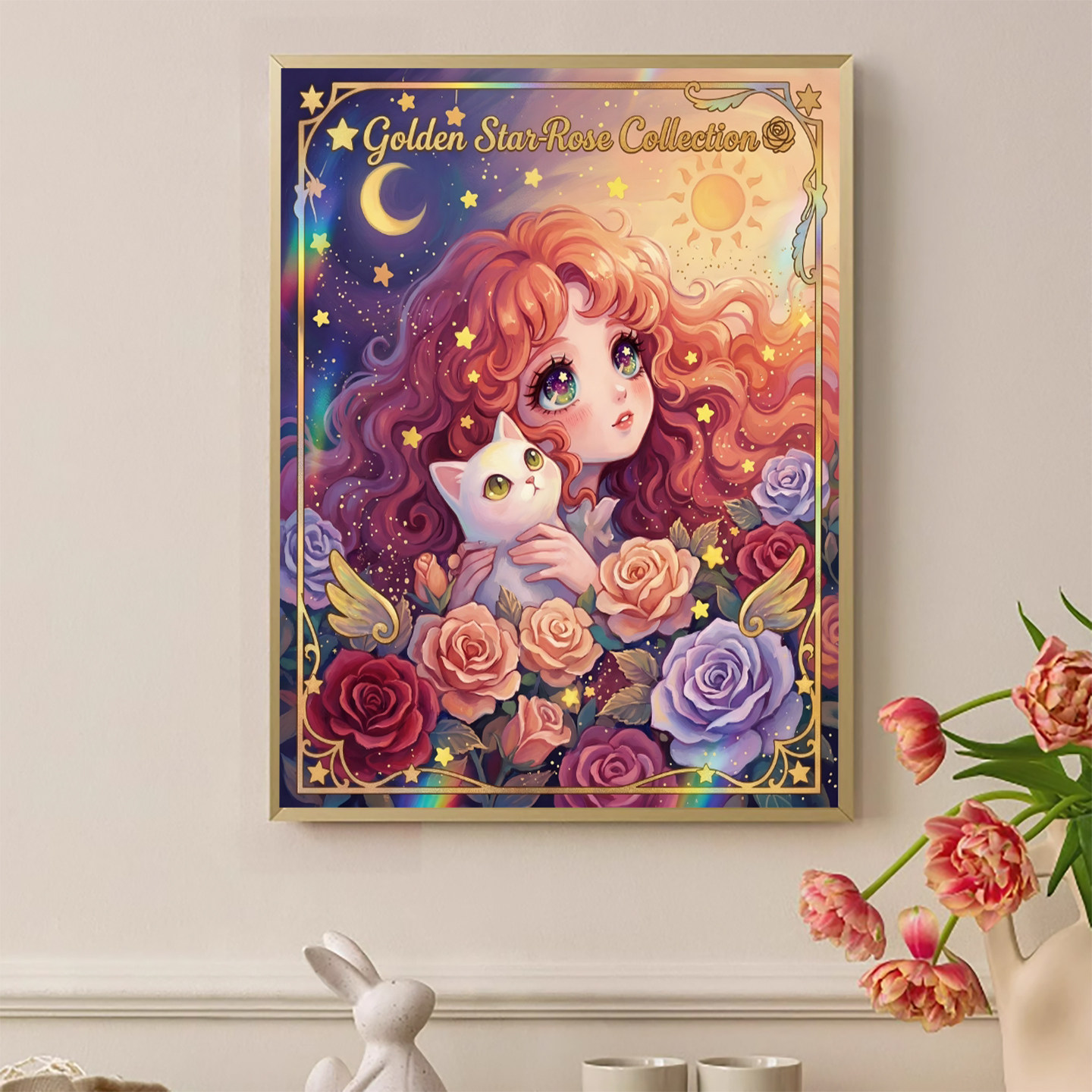 【花田错】钻石画童话风花田星梦满钻客厅卧室手工贴钻画挂画