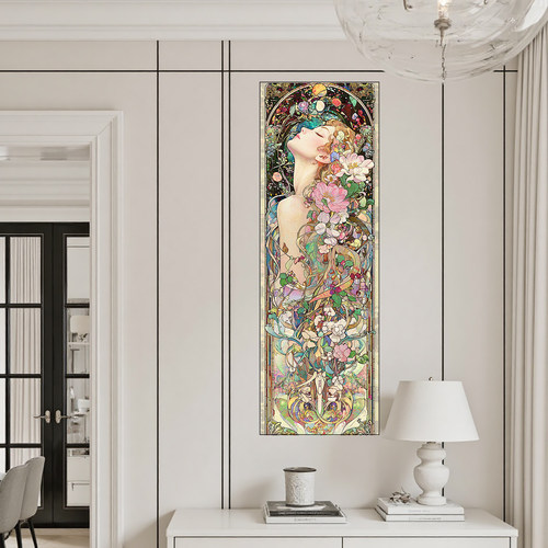 【花田错】新款钻石画满钻绮梦女神点图玄关卧室手工装饰画客厅