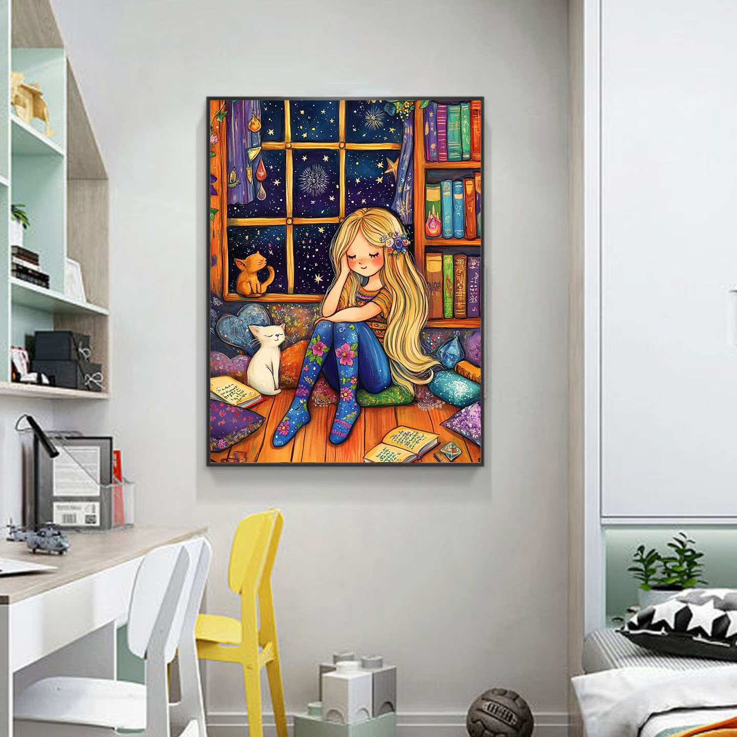 【花田错】新款钻石画满钻星梦书境卧室手工装饰画客厅高颜值挂画