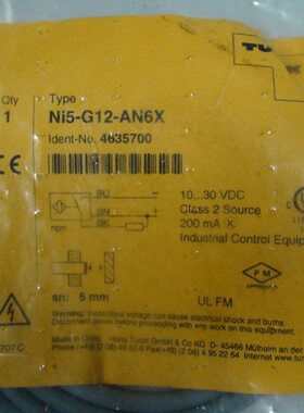 正宗图尔克接近开关NI5-G12-AN6X价格面议