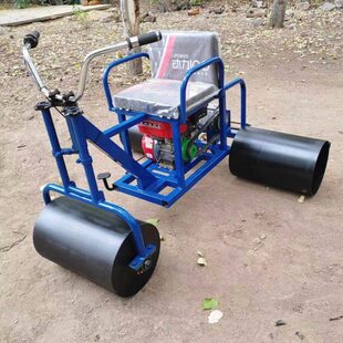 小麦压地机保墒汽油柴油电动苗床压实机压土壤大姜压平镇土草坪地