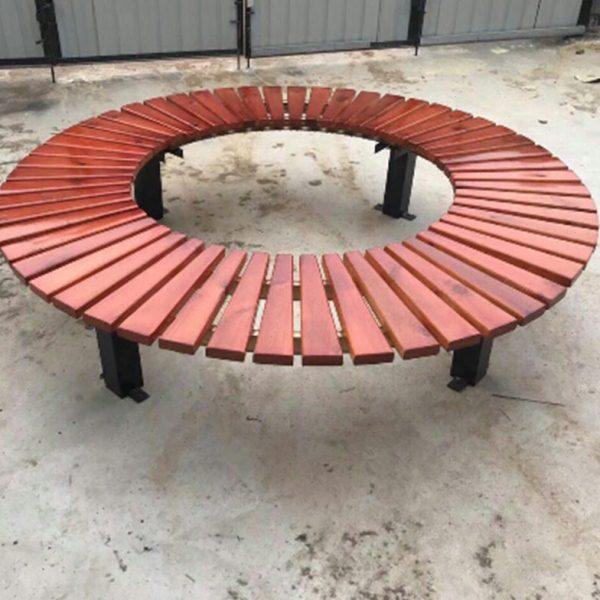 围树椅防腐木户外公园椅围树凳椅庭院小区休息凳子圆形休闲摆件,住宅家具,公园椅,淘宝优惠券,粉丝福利购,淘宝优惠卷