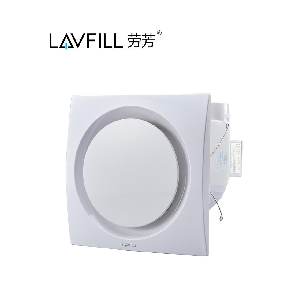芳8寸排气扇10寸店家用卫生间吊顶吸浴室劳LUI排风扇顶酒厨房换气