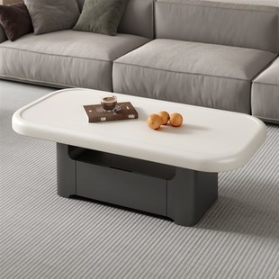 移动小桌子边几奶油风极简 茶几客厅家用小户型轻奢高级感2025新款