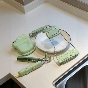 恐龙防烫夹夹盘子神器隔热三件套取碗夹砂锅蒸锅蒸菜防烫夹子厨房