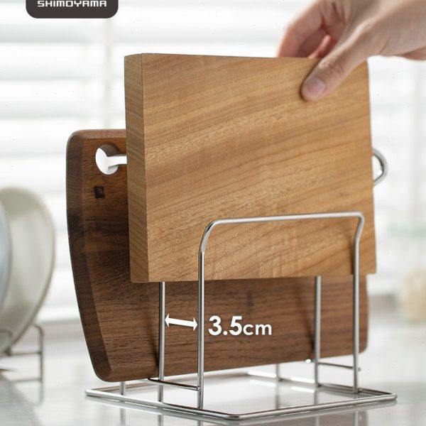 霜山304不锈钢砧板架两格宽座厨房置物架锅盖收纳架菜板架案板架,厨房/烹饪用具,锅盖架/锅盖收纳垫,淘宝优惠券,粉丝福利购,淘宝优惠卷