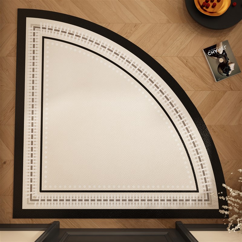 现代心形高级入户门地垫玄关进门可擦免洗地毯防水防油防滑PVC垫