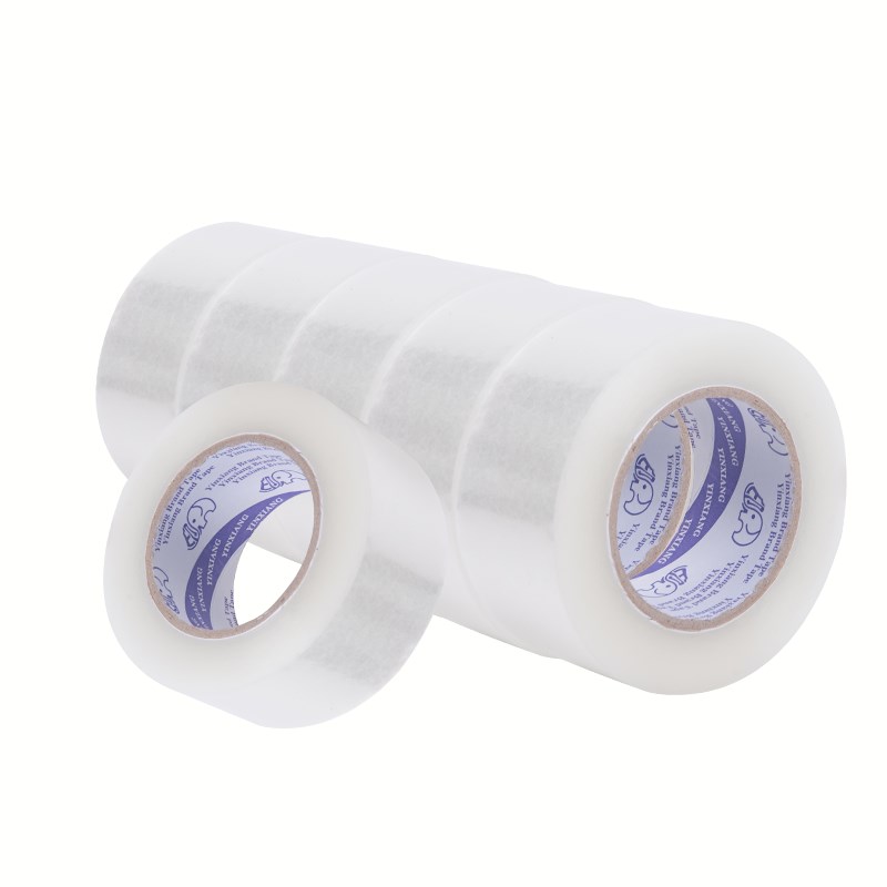 无声打包封箱胶带 无噪音环保透明胶布纸静音深夜室内办公封口胶