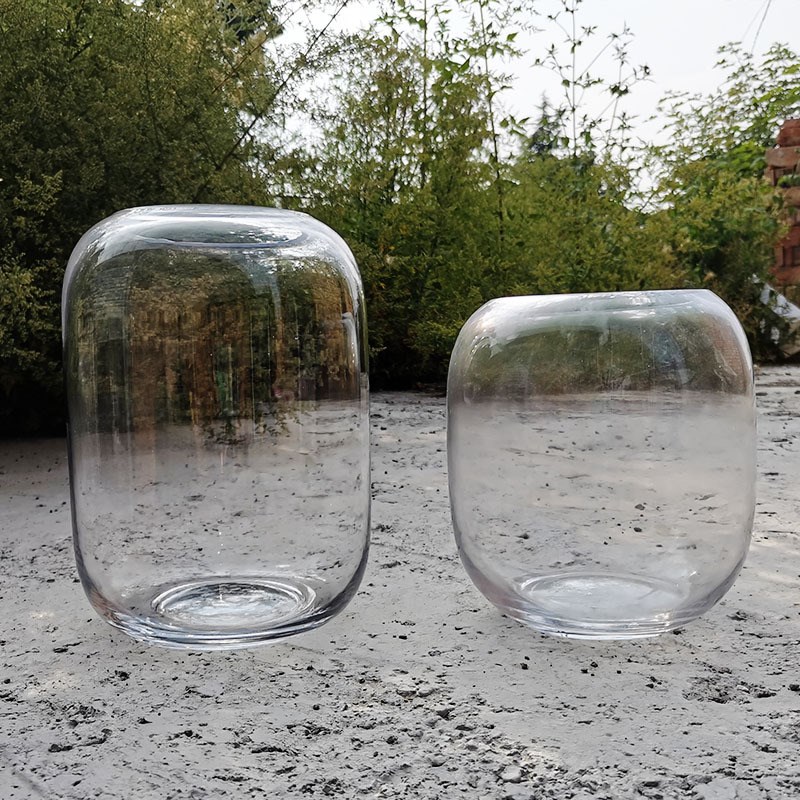 创意玻璃花瓶微景观生态水培干花插花客厅餐桌装饰品