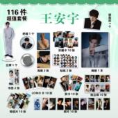 王安宇周边113件套画册海报钥匙扣立牌吧唧明信片照片拍立得小卡
