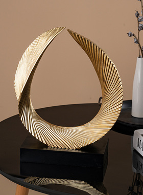 春季轻奢简约抽象飞煌腾达摆件创意家居饰品酒柜装饰品办公室摆设