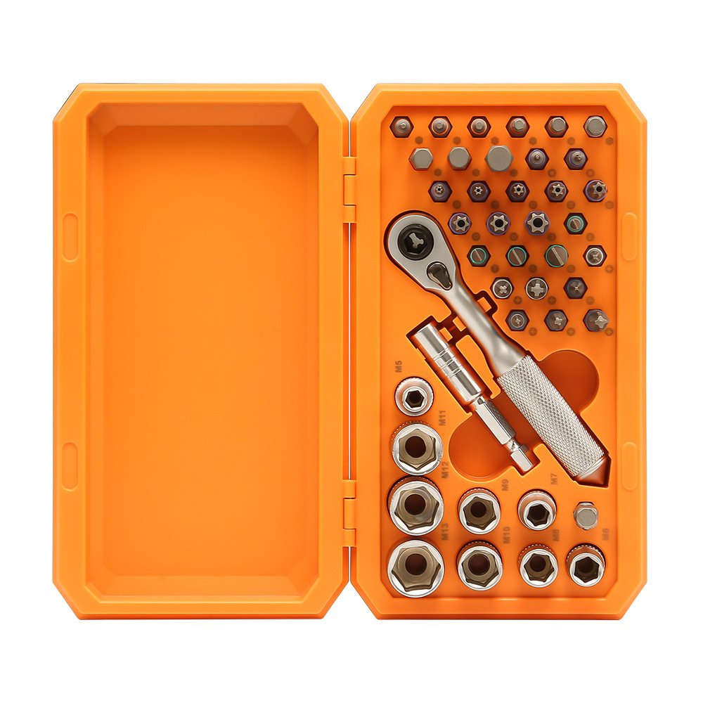 42合1棘轮套筒扳手套装S2合金钢彩圈扳手72尺大扭力扳手套装