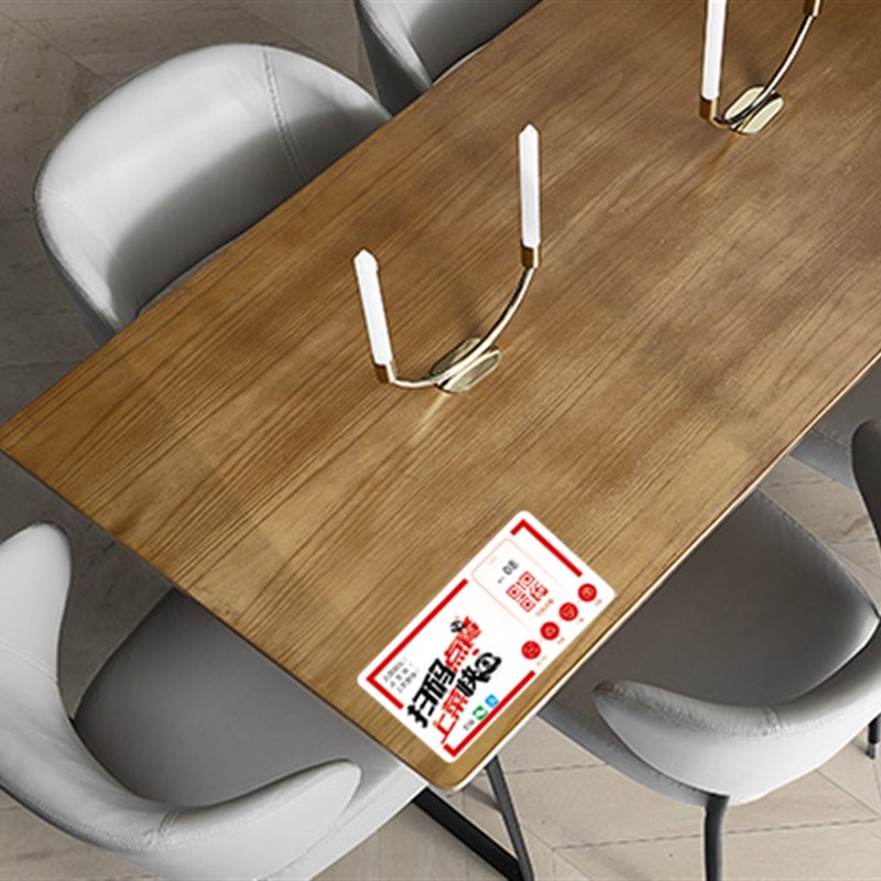 定制餐馆饭店酒楼微支付信宝扫二维点餐码点菜贴纸画墙贴防水桌贴