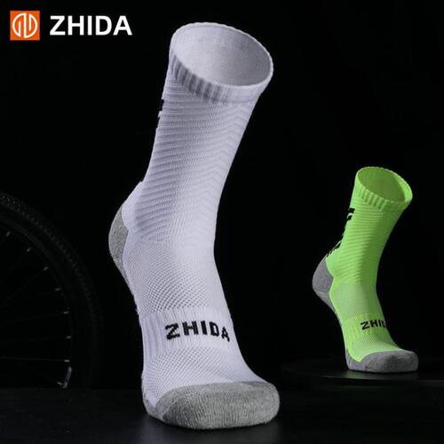 ZHIDA制达 儿童中筒硅胶防滑足球袜男童青少年运动袜毛巾底训练袜