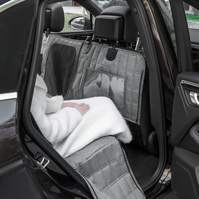 宠物车载垫后座防水坐垫汽车后排防脏座椅狗狗坐车神器后备箱狗垫