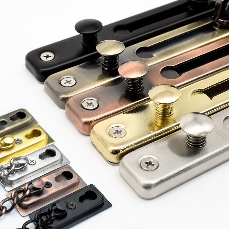 防盗链门链条家用门栓防盗门锁安全链酒店免打孔窗户链门内反锁扣